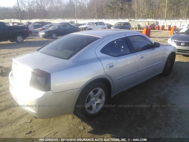 2B3KA43R76H394271 - 2006 DODGE CHARGER SE/SXT SILVER photo 4