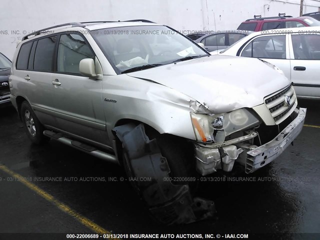 JTEGF21A020038097 - 2002 TOYOTA HIGHLANDER LIMITED GOLD photo 1