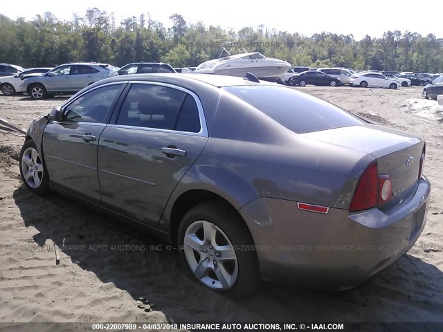 1G1ZB5E01CF243706 - 2012 CHEVROLET MALIBU LS BROWN photo 3