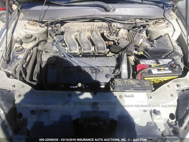1FAFP55S71A156924 - 2001 FORD TAURUS SES SILVER photo 10