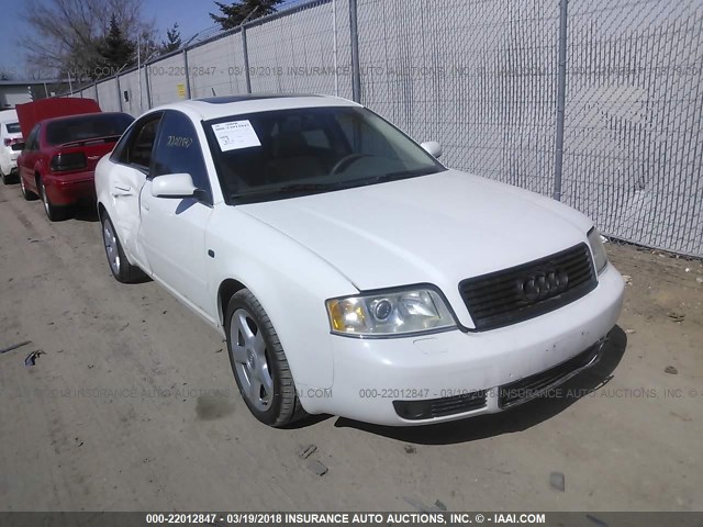 WAULT64B33N071734 - 2003 AUDI A6 3.0 QUATTRO WHITE photo 1