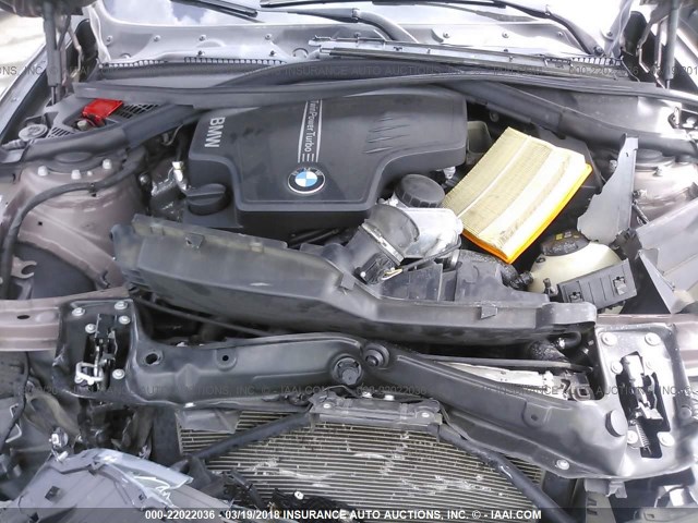 WBA3B1C59FK139459 - 2015 BMW 320 I BROWN photo 10