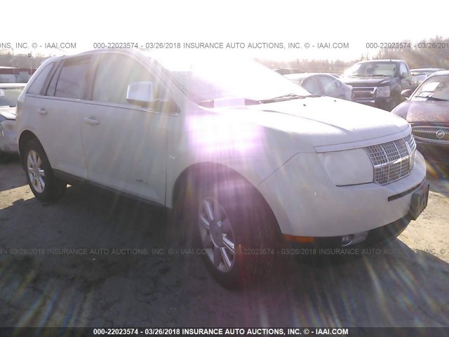 2LMDU88C47BJ22372 - 2007 LINCOLN MKX WHITE photo 1