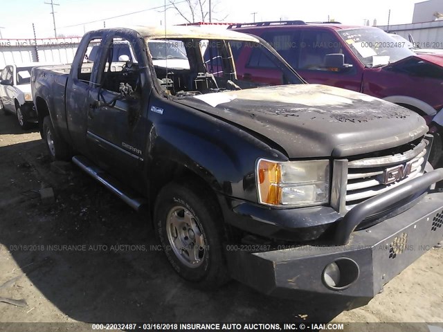 1GTR2WE35BZ186852 - 2011 GMC SIERRA K1500 SLT BLACK photo 1