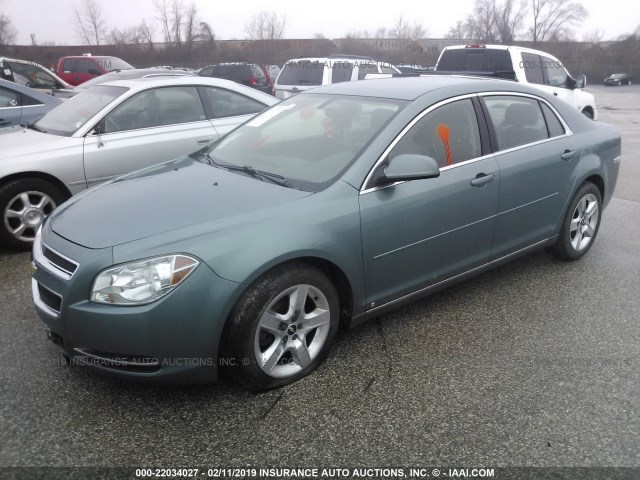 1G1ZH57B794165529 - 2009 CHEVROLET MALIBU 1LT 蓝色 照片 2