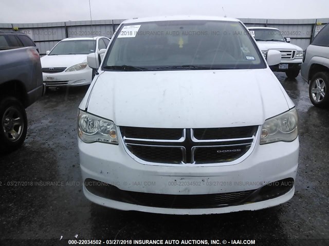 2D4RN3DG3BR605773 - 2011 DODGE GRAND CARAVAN MAINSTREET WHITE photo 6