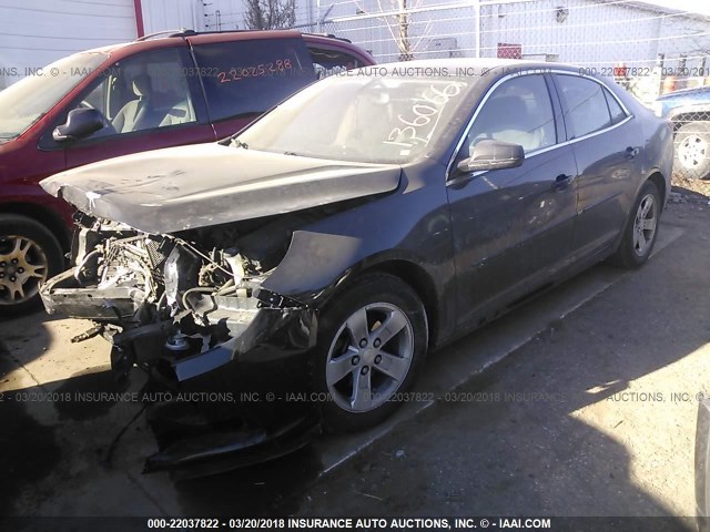 1G11B5SAXDF136066 - 2013 CHEVROLET MALIBU LS 黑色 照片 2