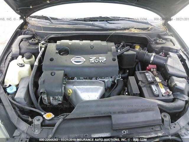 1N4AL11D36C216702 - 2006 NISSAN ALTIMA S/SL GRAY photo 10