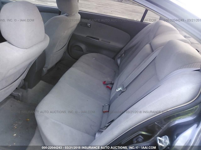 1N4AL11D36C216702 - 2006 NISSAN ALTIMA S/SL GRAY photo 8