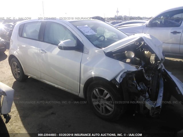 1G1JA6SH7C4151222 - 2012 CHEVROLET SONIC LS WHITE photo 1