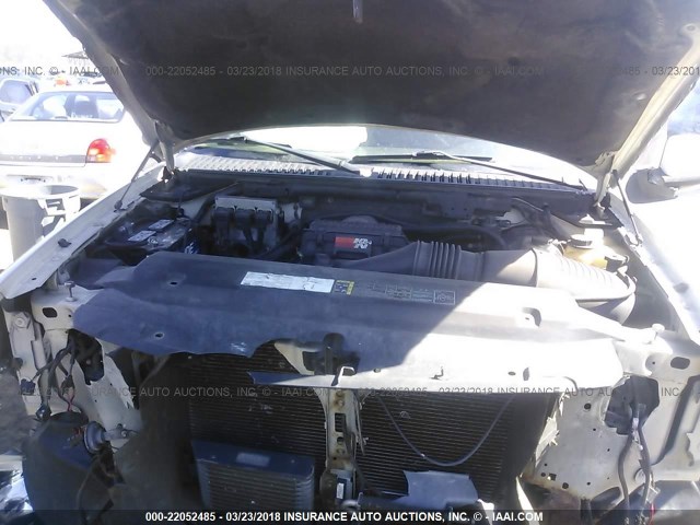 1FMFU20536LA04746 - 2006 FORD EXPEDITION LIMITED WHITE photo 10