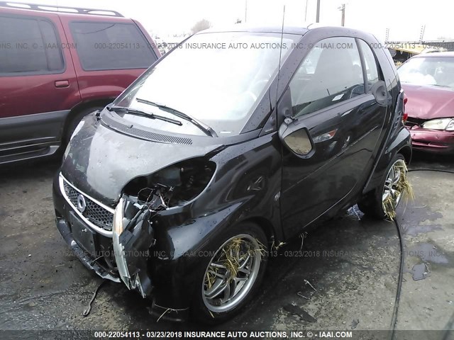 WMEEJ3BAXDK672315 - 2013 SMART FORTWO PURE/PASSION BLACK photo 2