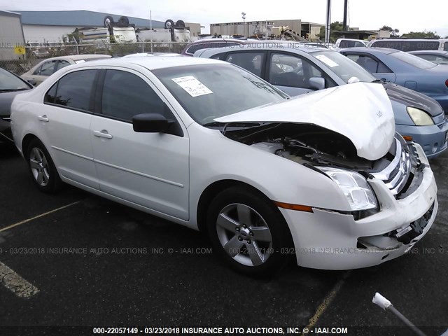 3FAHP06Z98R158195 - 2008 FORD FUSION S WHITE photo 1