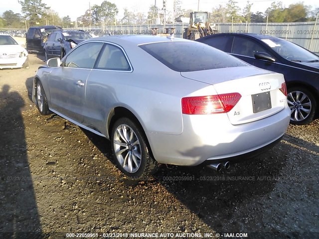 WAULFAFR2EA006582 - 2014 AUDI A5 PREMIUM PLUS SILVER photo 3