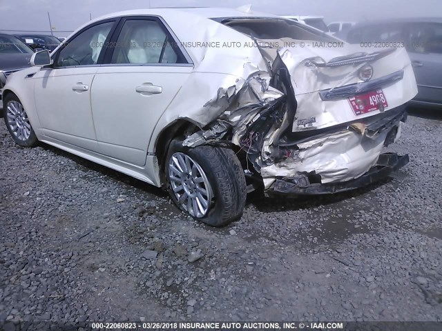 1G6DE5EY5B0145099 - 2011 CADILLAC CTS LUXURY COLLECTION WHITE photo 6