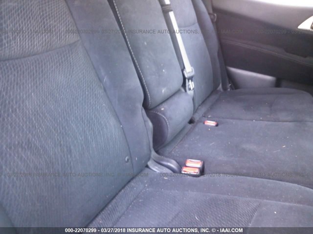 5N1AR2MM2DC685153 - 2013 NISSAN PATHFINDER S/SV/SL/PLATINUM SILVER photo 8