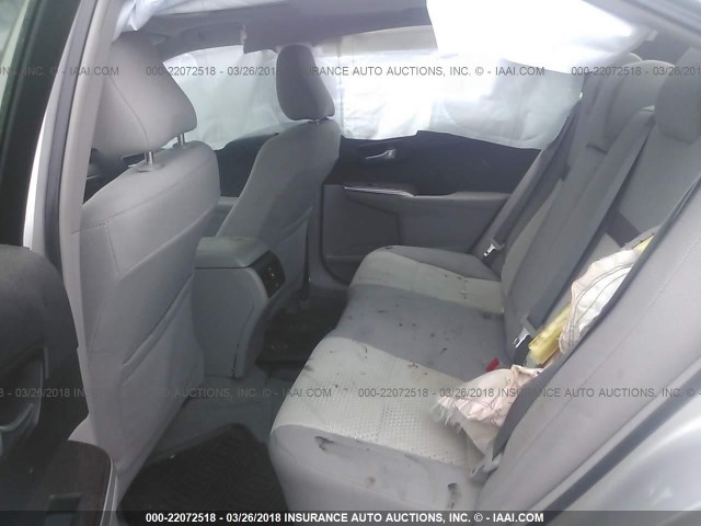 4T4BF1FK5ER427729 - 2014 TOYOTA CAMRY L/SE/LE/XLE 银色 照片 8