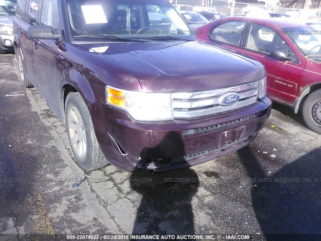 2FMGK5BC0BBD29212 - 2011 FORD FLEX SE PURPLE photo 6