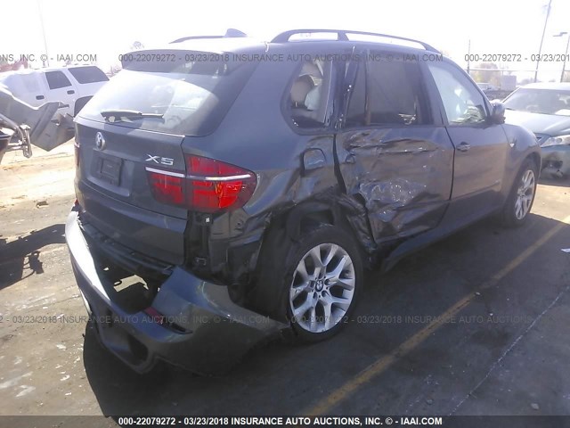 5UXZV4C5XCL761434 - 2012 BMW X5 XDRIVE35I GRAY photo 4