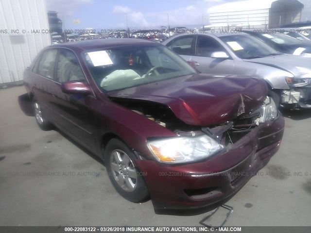 4T1BF28B22U203147 - 2002 TOYOTA AVALON XL/XLS RED photo 1