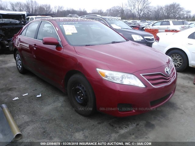 4T1BF3EK5BU137395 - 2011 TOYOTA CAMRY SE/LE/XLE RED photo 1