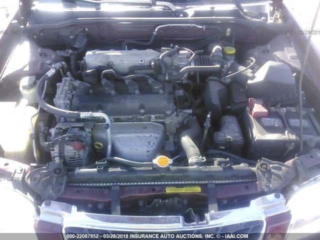 3N1AB51A83L731238 - 2003 NISSAN SENTRA SE-R LIMITED RED photo 10