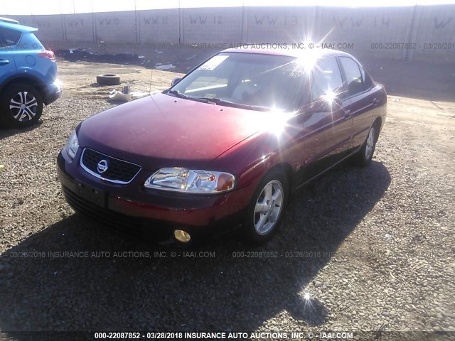 3N1AB51A83L731238 - 2003 NISSAN SENTRA SE-R LIMITED RED photo 2