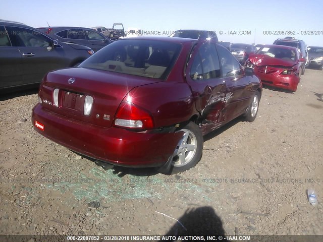 3N1AB51A83L731238 - 2003 NISSAN SENTRA SE-R LIMITED RED photo 4