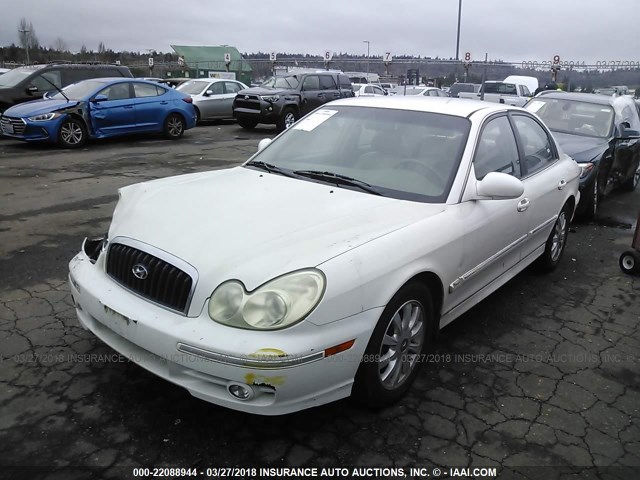 KMHWF35H04A993651 - 2004 HYUNDAI SONATA GLS/LX WHITE photo 2