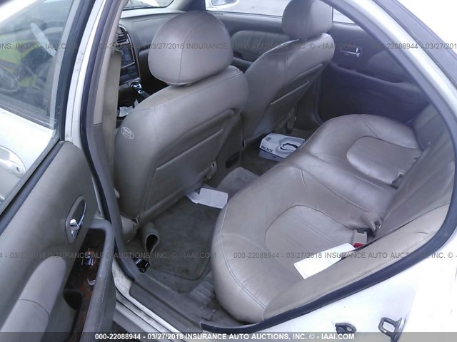 KMHWF35H04A993651 - 2004 HYUNDAI SONATA GLS/LX WHITE photo 8