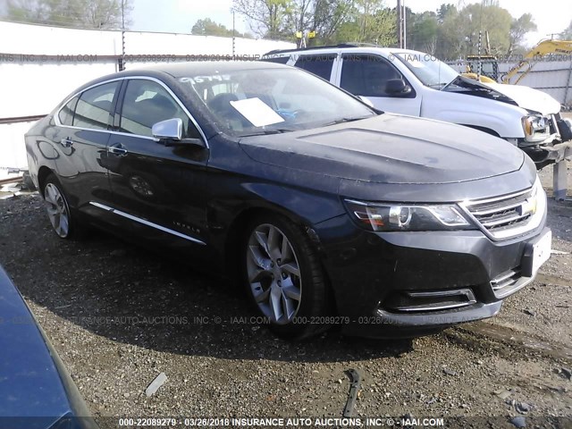 2G1165S38F9276957 - 2015 CHEVROLET IMPALA LTZ GRAY photo 1