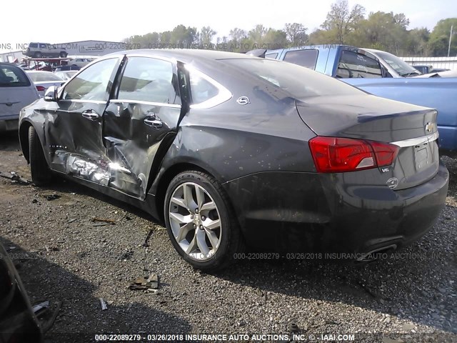 2G1165S38F9276957 - 2015 CHEVROLET IMPALA LTZ GRAY photo 3