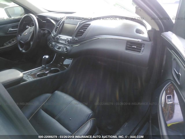 2G1165S38F9276957 - 2015 CHEVROLET IMPALA LTZ GRAY photo 5