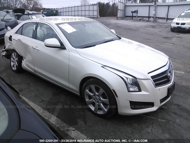 1G6AG5RX4E0111187 - 2014 CADILLAC ATS WHITE photo 1