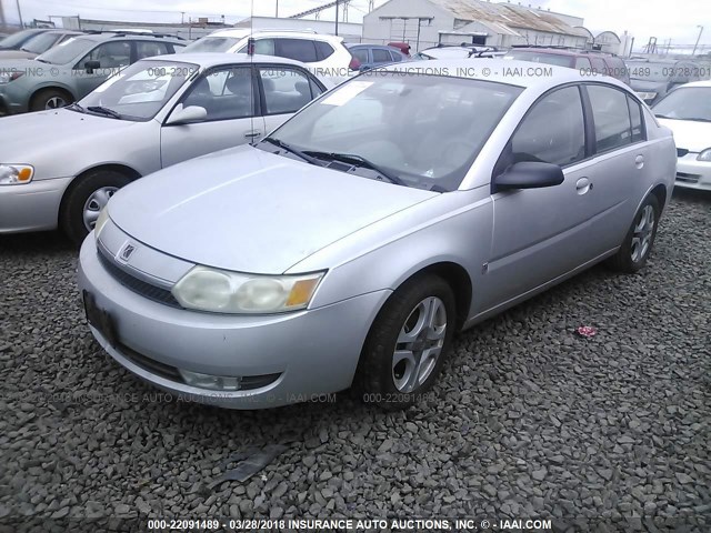 1G8AL54F94Z169792 - 2004 SATURN ION LEVEL 3 SILVER photo 2