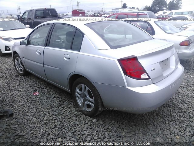 1G8AL54F94Z169792 - 2004 SATURN ION LEVEL 3 SILVER photo 3