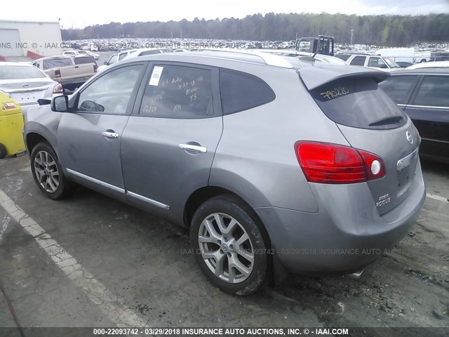 JN8AS5MT9BW174525 - 2011 NISSAN ROGUE S/SV/KROM GRAY photo 3