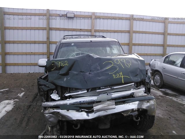 1GNEK13T11J174268 - 2001 CHEVROLET TAHOE K1500 GREEN photo 6