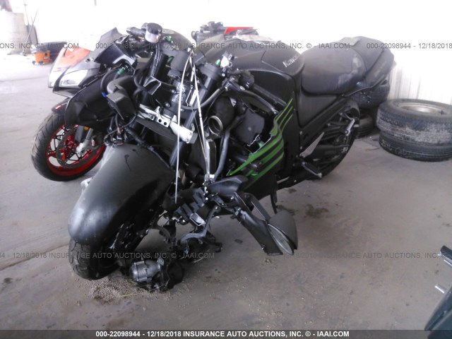 JKBZXNF11FA010884 - 2015 KAWASAKI ZX1400 F GREEN photo 2