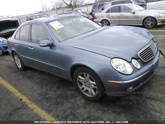 WDBUF65J13A187007 - 2003 MERCEDES-BENZ E 320 BLUE photo 1