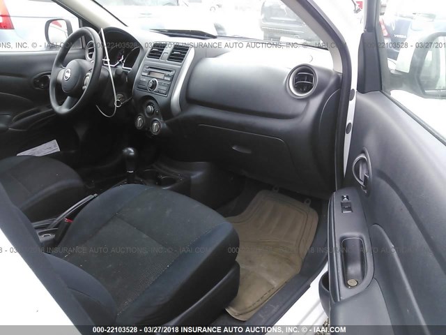 3N1CN7APXCL891542 - 2012 NISSAN VERSA S/SV/SL WHITE photo 5