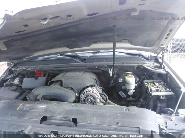 1GKFK13057R131392 - 2007 GMC YUKON SILVER photo 10