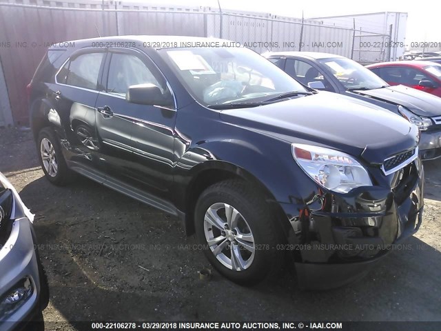 2GNALBEK0D6228554 - 2013 CHEVROLET EQUINOX LS 黑色 照片 1