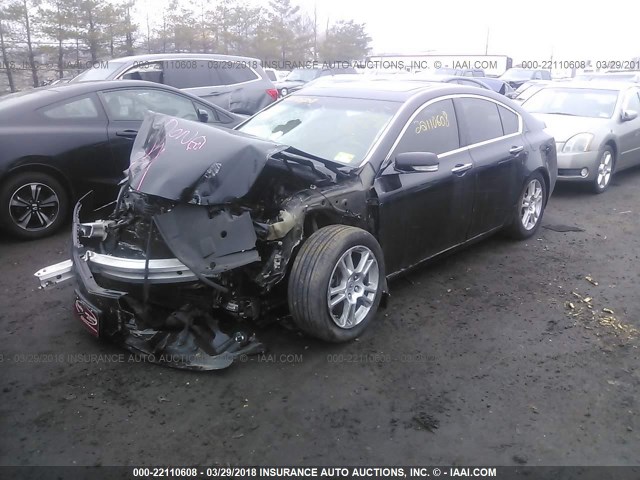 19UUA8F50AA009374 - 2010 ACURA TL BLACK photo 2