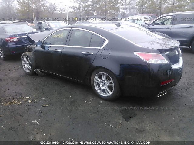 19UUA8F50AA009374 - 2010 ACURA TL BLACK photo 3