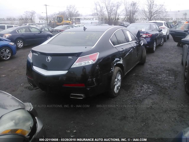 19UUA8F50AA009374 - 2010 ACURA TL BLACK photo 4