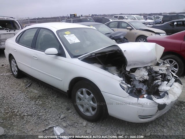 1FAFP56UX6A225788 - 2006 FORD TAURUS SEL WHITE photo 1