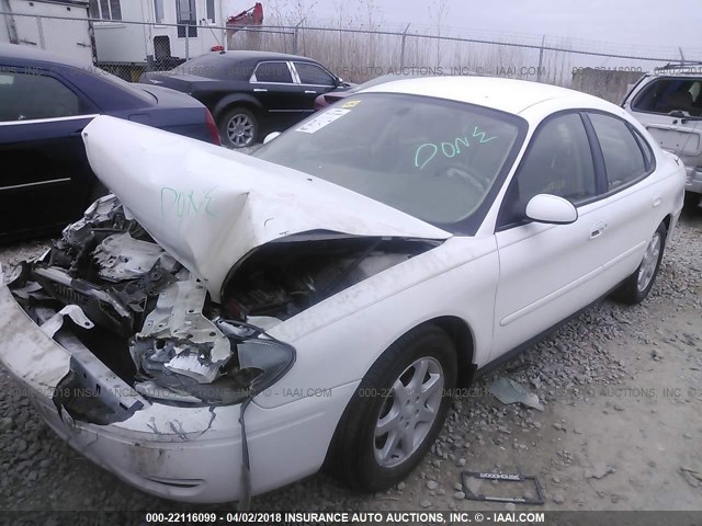 1FAFP56UX6A225788 - 2006 FORD TAURUS SEL WHITE photo 2