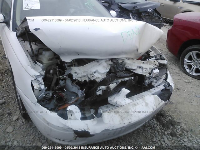 1FAFP56UX6A225788 - 2006 FORD TAURUS SEL WHITE photo 6