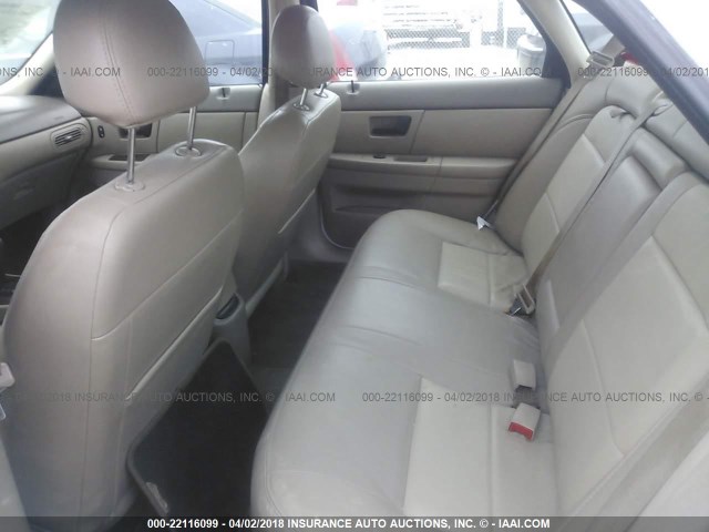 1FAFP56UX6A225788 - 2006 FORD TAURUS SEL WHITE photo 8